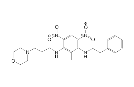 1,3-benzenediamine, 2-methyl-N~1~-[3-(4-morpholinyl)propyl]-4,6-dinitro-N~3~-(2-phenylethyl)-