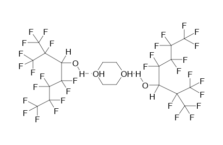 3-HYDROPERFLUORO-2-METHYL-3-HEPTANOL-1,4-DIOXANE 2:1 COMPLEX