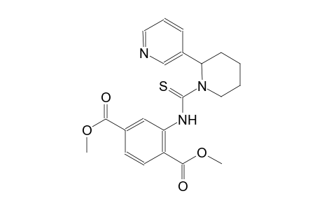1,4-benzenedicarboxylic acid, 2-[[[2-(3-pyridinyl)-1-piperidinyl]carbonothioyl]amino]-, dimethyl ester