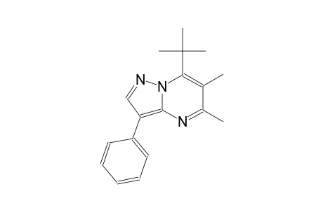 Pyrazolo[1,5-a]pyrimidine, 5,6-dimethyl-7-(1,1-dimethylethyl)-3-phenyl-