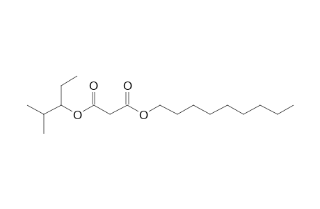 Malonic acid, 2-methylpent-3-yl nonyl ester