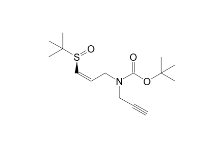 cis-(S)-N-(tert-Butoxycarbonyl)-N-[(3-tert-butylsulfintyl)-2-propenyl]-2-propynylamine