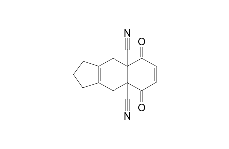 5,8-Dioxo-2,3,4,4a,5,8,8a,9-octahydro-1H-cyclopenta[b]naphthalene-4a,8a-dicarbonitrile