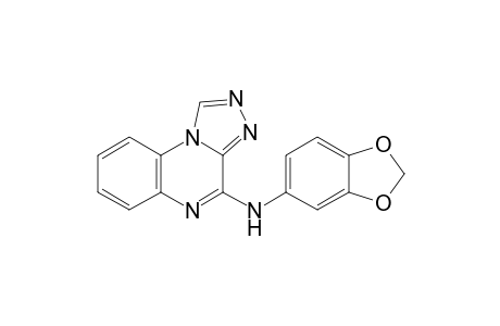 1,3-benzodioxol-5-yl([1,2,4]triazolo[4,3-a]quinoxalin-4-yl)amine