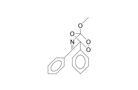 4-Methoxy-1,6-diphenyl-2,3,7-trioxa-5-aza-bicyclo(2.2.1)hept-5-ene