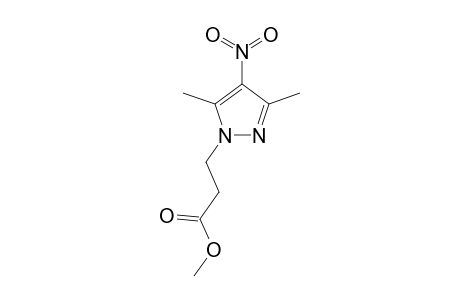 methyl 3-(3,5-dimethyl-4-nitro-1H-pyrazol-1-yl)propanoate
