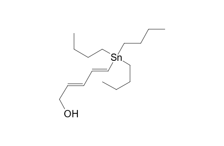 (2E,4E)-5-(Tri-n-butylstannyl)penta-2,4-dien-1-ol