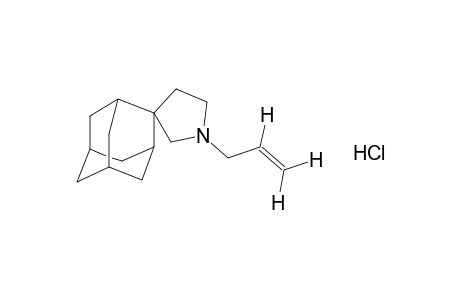 1'-allylspiro[adamantane-2,3'-pyrrolidine], hydrochloride