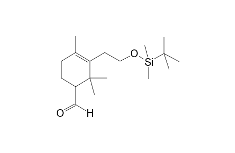 3-(2-([tert-Butyl(dimethyl)silyl]oxy)ethyl)-2,2,4-trimethyl-3-cyclohexene-1-carbaldehyde