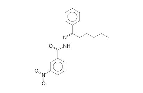 3-Nitro-N-[(E)-1-phenylhexylideneamino]benzamide