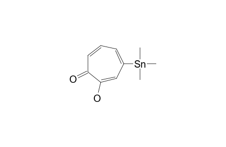 2-Hydroxy-4-trimethylstannylcyclohepta-2,4,6-trien-1-one