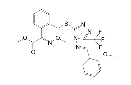 4-(2-Methoxybenzimido)-3-S-[2-(methoxyimino)(methoxycarbonyl)methyl]benzylmercapto-5-(trifluoromethyl)-1,2,4-triazole