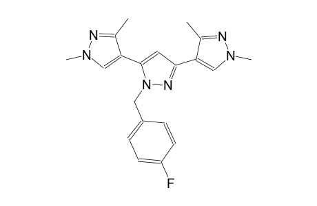 1'-(4-fluorobenzyl)-1,1'',3,3''-tetramethyl-1H,1'H,1''H-4,3':5',4''-terpyrazole