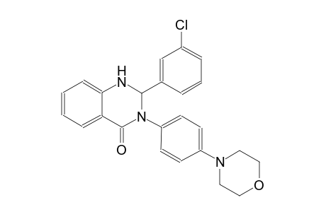 4(1H)-quinazolinone, 2-(3-chlorophenyl)-2,3-dihydro-3-[4-(4-morpholinyl)phenyl]-
