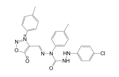 3-(4-Methylphenyl)sydnon-4-ylaldehyde 5-(4-chlorophenyl)-2-(4-methylphenyl)carbazone