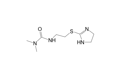 Urea, N'-[2-[(4,5-dihydro-1H-imidazol-2-yl)thio]ethyl]-N,N-dimethyl-