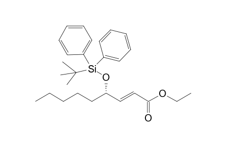 Ethyl (4S)-(2E)-4-tert-Butyldiphenylsilyloxy-2-nonenoate