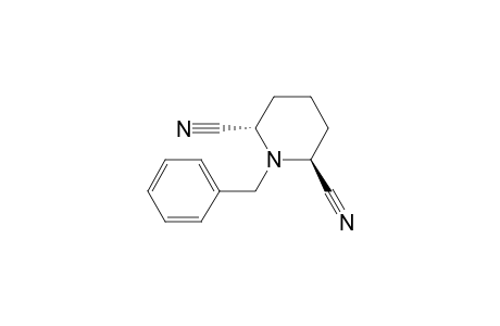 2,6-Piperidinedicarbonitrile, 1-(phenylmethyl)-, trans-