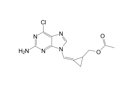 (Z/E)-9-[2-(acetoxymethyl)cyclopropylidenemethyl]-2-amino-6-chloropurine