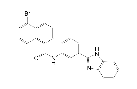 N-[3-(1H-benzimidazol-2-yl)phenyl]-5-bromo-1-naphthamide