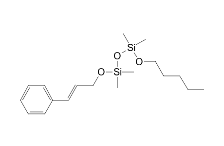 Silane, dimethyl(dimethyl(3-phenylpro-2-enyloxy)silyloxy)pentyloxy-