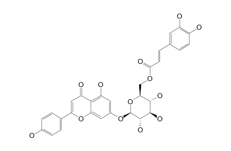 APIGENIN-7-O-(6''-CAFFEOYL-BETA-D-GLUCOPYRANOSIDE)