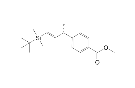 (+)-4-[(1S,2E)-3-(tert-Butyl-dimethyl-silanyl)-1-methyl-allyl]-methylbenzoate