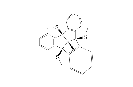 12d-Methyl-4b,8b,12b-tris(methylsulfanyl)-4b,8b,12b,12d-tetrahydrodibenzo[2,3:4,5]pentaleno[1,6-ab]indene