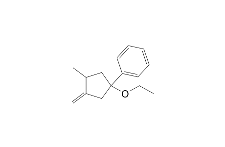 (1-ethoxy-3-methyl-4-methylene-cyclopentyl)benzene