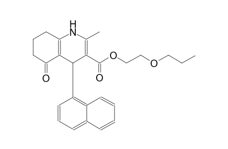 2-Methyl-4-(1-naphthalenyl)-5-oxo-4,6,7,8-tetrahydro-1H-quinoline-3-carboxylic acid 2-propoxyethyl ester