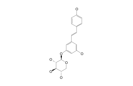 (E)-RESVERATROL-3-O-BETA-D-XYLOPYRANOSIDE