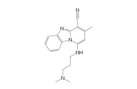 1-{[3-(dimethylamino)propyl]amino}-3-methylpyrido[1,2-a]benzimidazole-4-carbonitrile