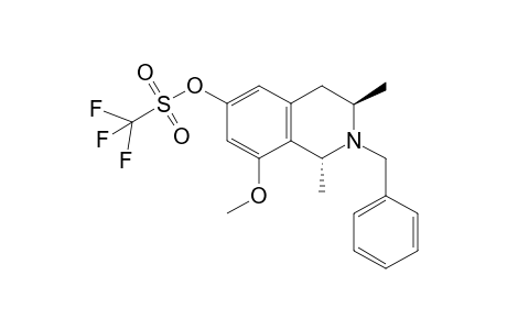 (1R,3R)-N-Benzyl-8-methoxy-1,3-dimethyl-6-trifluorosulfonyloxy-1,2,3,4-tetrahydroisoquinoline
