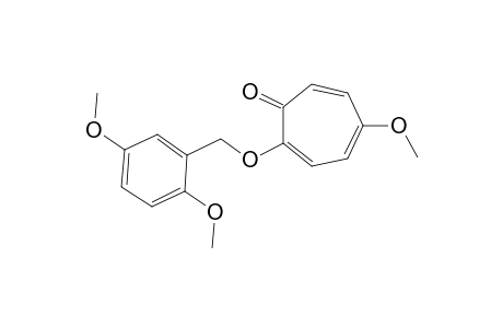 2-(2,5-Dimethoxybenzyloxy)-5-methoxytropone