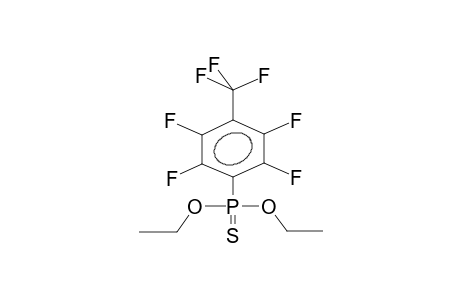 4-TRIFLUOROMETHYLTETRAFLUOROPHENYLTHIOPHOSPHONIC ACID, DIETHYL ESTER