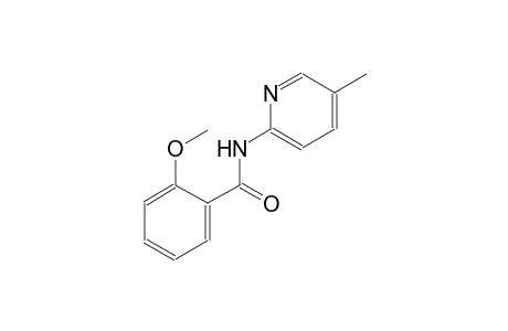 2-methoxy-N-(5-methyl-2-pyridinyl)benzamide