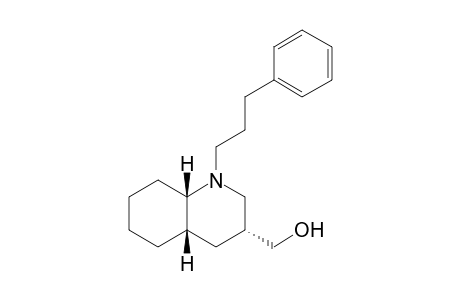 [(3R,4aS,8aS)-1-(3-Phenylpropyl)decahydroquinolin-3-yl]methanol