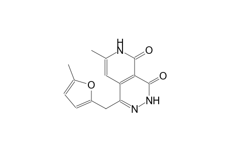 pyrido[3,4-d]pyridazine-4,5(3H,6H)-dione, 7-methyl-1-[(5-methyl-2-furanyl)methyl]-