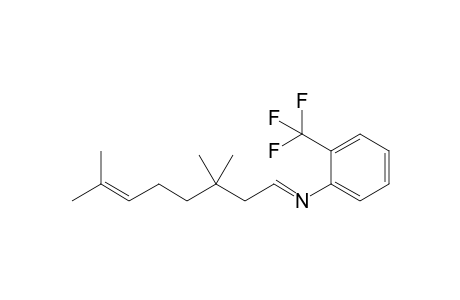 2-(Trifluoromethyl)-N-(3',3',7'-trimethyloct-6'-enylidene)aniline