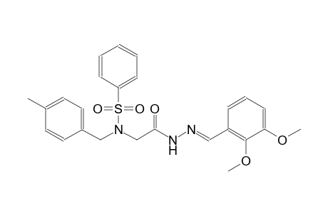 N-{2-[(2E)-2-(2,3-dimethoxybenzylidene)hydrazino]-2-oxoethyl}-N-(4-methylbenzyl)benzenesulfonamide