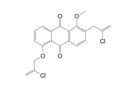2-(2'-CHLOROPROP-2'-ENYL)-5-(2''-CHLOROPROP-2''-ENYLOXY)-1-METHOXYANTHRAQUINONE