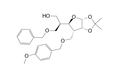 .alpha.-D-Allofuranose, 3,5-dideoxy-5-(hydroxymethyl)-3-[[(4-methoxyphenyl)methoxy]methyl]-1,2-O-(1-methylethylidene)-6-O-(phenylmethyl)-
