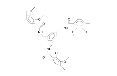 1,3,5-Tris([(2,3-dimethoxy-4-methyl-benzoyl)-amino]-methyl)-benzene