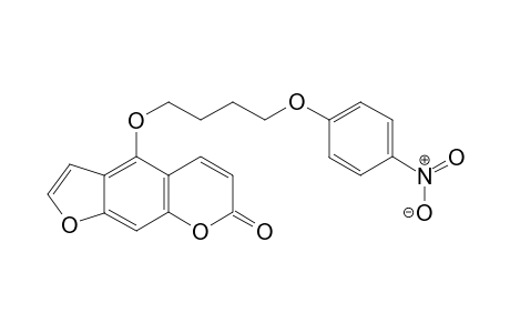 4-(4-[4-Nitrophenoxy]butoxy)-7H-furo[3,2-g][1]benzopyran-7-one