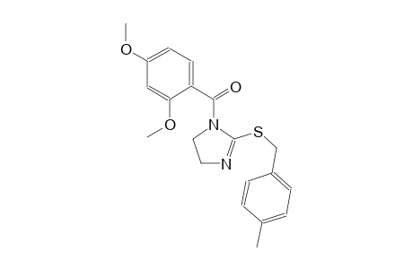 1H-imidazole, 1-(2,4-dimethoxybenzoyl)-4,5-dihydro-2-[[(4-methylphenyl)methyl]thio]-