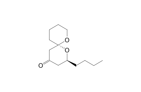 (2S,6S)-2-Butyl-1,7-dioxaspiro[5.5]undecan-4-one