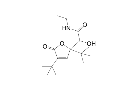 N-ethyl-2-(2,4-di-tert-butyl-5-oxo-2,5-dihydrofuran-2-yl)-2-hydroxyacetamide