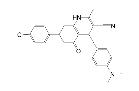 3-quinolinecarbonitrile, 7-(4-chlorophenyl)-4-[4-(dimethylamino)phenyl]-1,4,5,6,7,8-hexahydro-2-methyl-5-oxo-