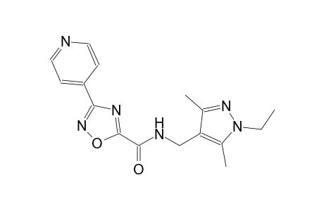 1,2,4-oxadiazole-5-carboxamide, N-[(1-ethyl-3,5-dimethyl-1H-pyrazol-4-yl)methyl]-3-(4-pyridinyl)-