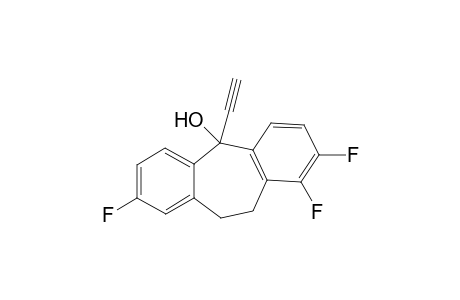 1,2,8-Trifluoro-5-ethynyl-10,11-dihydro-5H-diphenyl[a,d]cycloheptane-5-ol
